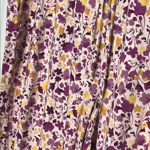 State of Day Women's XL Floral Pajama or Lounge Pants - Purple and Yellow - Picture 3 of 8